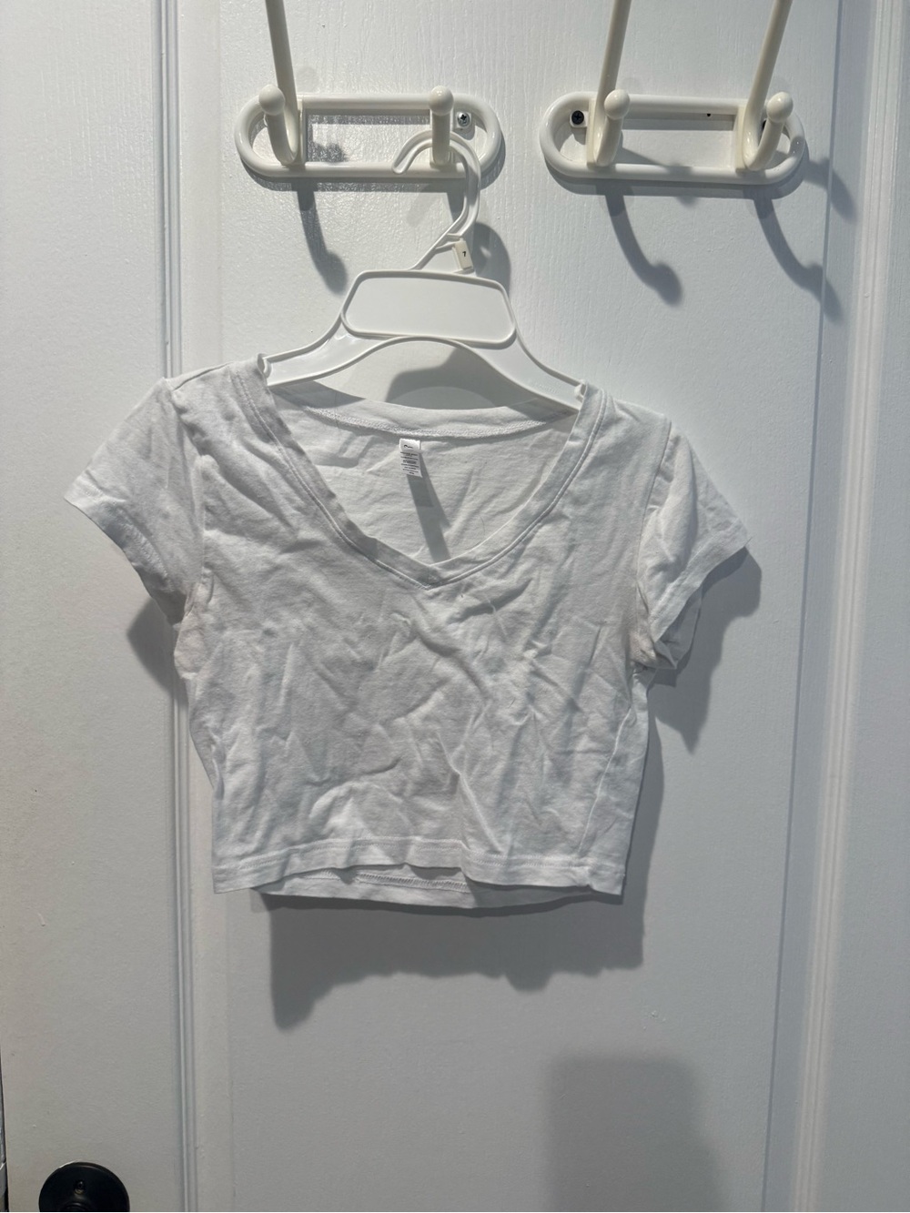 Rosio White V-Neck Tee